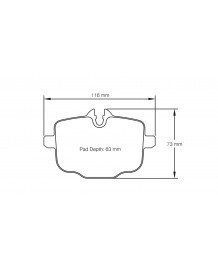 Plaquettes De Frein Arrière Pagid RSL 29 Pour BMW M2 F87 Competition - PGD-E128729010-6