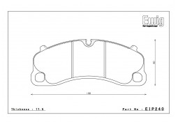 Plaquettes de freins Avant ENDLESS MX72 pour PORSCHE 992 GT3 RS / GT3