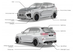Kit carrosserie LARTE DESIGN pour BMW X5M F95 COMPETITION Facelift (2023-2025)