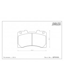 Plaquettes de freins Avant ENDLESS ME20 pour TOYOTA COROLLA GR (2022+)