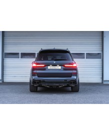 Echappement inox DAHLER/DAEHLER BMW X7 M50i G07 (530ch)(2018+)-Silencieux à valves