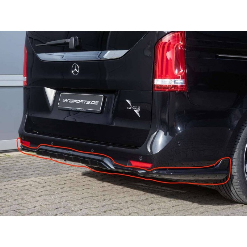 Protection Seuil De Coffre Mercedes-Benz Vito - Classe V (W447) Acier Inox Brossé