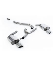Ligne d'échappement inox Cat-Back MILLTEK pour Seat Leon CUPRA ST 300 4x4 (2017-2018)