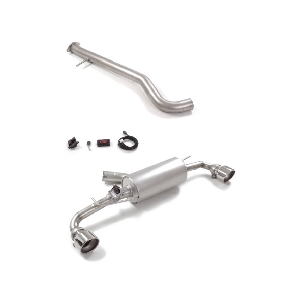 Ligne d'échappement inox FAP-Back à valves RAGAZZON pour TOYOTA Yaris GR 1,6T Génération 2 (2024+)