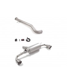 Ligne d'échappement inox FAP-Back à valves RAGAZZON pour TOYOTA Yaris GR 1,6T Génération 2 (2024+)