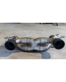 Silencieux d'échappement inox à valves TFL Italy pour MASERATI MC20