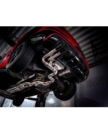 Ligne d'échappement inox Cat-Back à valves BULL-X pour AUDI RSQ3 8U 310/340Ch (2013-2015)