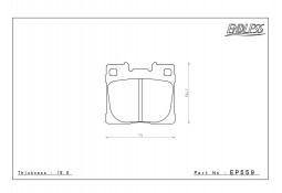 Plaquettes de freins Arrière ENDLESS A21 pour TOYOTA YARIS GR (2020+)