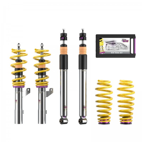Kit suspension KW V3 combinés filetés pour VW T-ROC R 2,0 TSI 300Ch (2021+)(DCC) Kit suspension KW V3 combinés filetés pour VW T-ROC R 2,0 TSI 300Ch (2021+)(DCC)