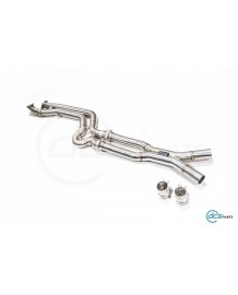 Suppression de filtres à particules Equal Lenght X-pipe inox DCE PARTS pour BMW M4 G82 / M3 G80 G81 S58 (2020+)
