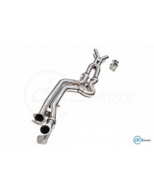 Suppression de filtres à particules Equal Lenght X-pipe inox DCE PARTS pour BMW M4 G82 / M3 G80 G81 S58 (2020+)