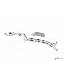 Suppression de filtres à particules single pipe inox DCE PARTS pour BMW M4 G82 / M3 G80 G81 S58 (2020+)