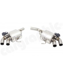 Echappement CARGRAPHIC Porsche Macan S / GTS / Turbo (2014+)(2019-2021) -Silencieux à valves