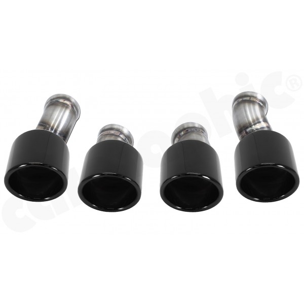 Embouts d'échappement Noirs CARGRAPHIC Porsche Panamera 970.1 MK1 (2009-2013) Embouts d'échappement Noirs CARGRAPHIC Porsche Panamera 970.1 MK1 (2009-2013)