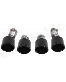 Embouts d'échappement Noirs CARGRAPHIC Porsche Panamera 970.1 MK1 (2009-2013)