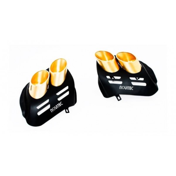 Embouts d'échappement GOLD NOVITEC pour FERRARI PUROSANGUE Embouts d'échappement GOLD NOVITEC pour FERRARI PUROSANGUE