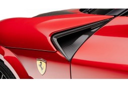 Inserts d'ailes avant Carbone NOVITEC pour FERRARI PUROSANGUE