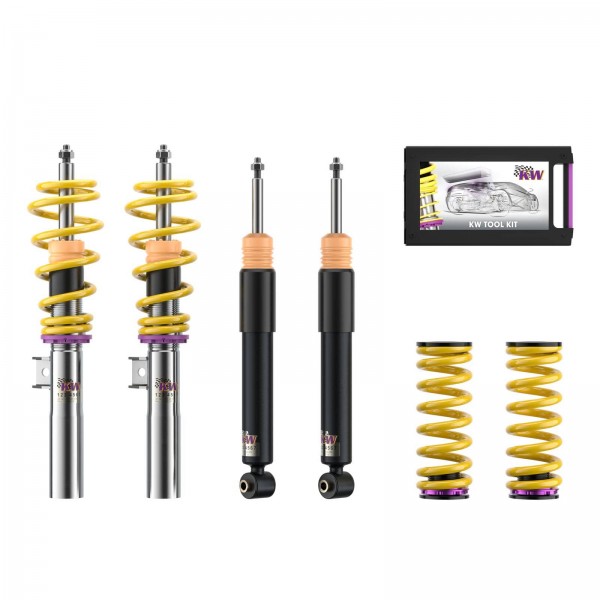 Kit suspension KW V1 combinés filetés pour VW T-ROC R 2,0 TSI 300Ch (2021+) Kit suspension KW V1 combinés filetés pour VW T-ROC R 2,0 TSI 300Ch (2021+)