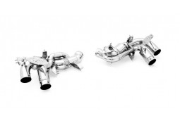 Silencieux d'échappement inox à valves NOVITEC pour FERRARI 12 CILINDRI (RACE)