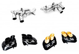 Silencieux d'échappement inox à valves NOVITEC pour FERRARI 12 CILINDRI (RACE)
