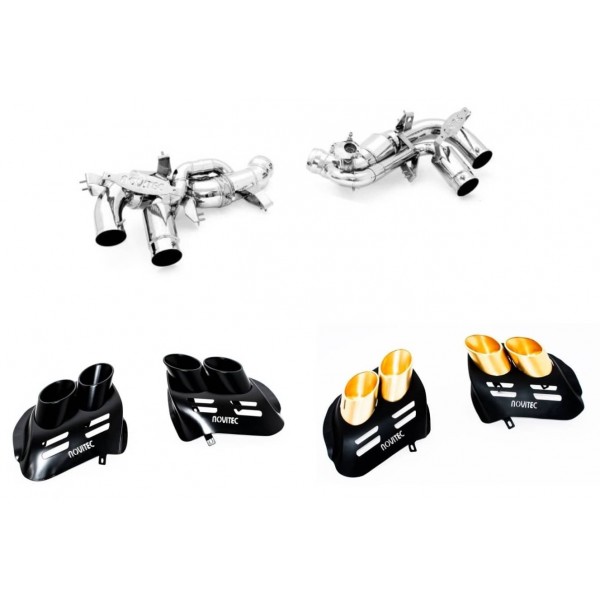 Silencieux d'échappement inox à valves NOVITEC pour FERRARI 12 CILINDRI (RACE) Silencieux d'échappement inox à valves NOVITEC pour FERRARI 12 CILINDRI (RACE)