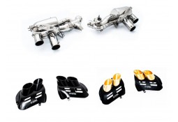 Silencieux d'échappement inox à valves NOVITEC pour FERRARI 12 CILINDRI