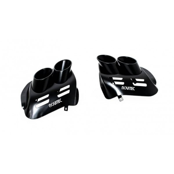Embouts d'échappement Noir NOVITEC pour FERRARI 12 CILINDRI Embouts d'échappement Noir NOVITEC pour FERRARI 12 CILINDRI