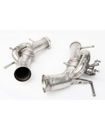 Echappement inconel TUBI STYLE pour FERRARI 296 GTB GTS- Silencieux à valves RACE