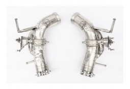 Echappement inconel TUBI STYLE pour FERRARI 296 GTB GTS- Silencieux à valves RACE