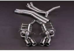 Echappement inox CAPRISTO pour AUDI RS4 B9 (2017+) - Ligne Cat/Fap-Back à valves