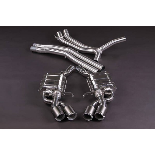 Echappement inox CAPRISTO pour AUDI RS4 B9 (2017+) - Ligne Cat/Fap-Back à valves Echappement inox CAPRISTO pour AUDI RS4 B9 (2017+) - Ligne Cat/Fap-Back à valves
