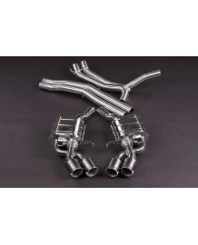 Echappement inox CAPRISTO pour AUDI RS4 B9 (2017+) - Ligne Cat/Fap-Back à valves