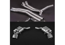 Echappement inox CAPRISTO pour AUDI RS4 B9 (2017+) - Ligne Cat/Fap-Back à valves