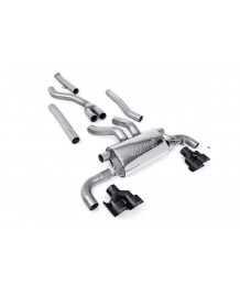Ligne d'échappement Cat-Back à valves MILLTEK pour BMW M440i + XDrive G22 (2020+)(Race)