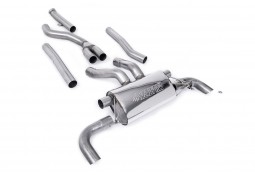 Ligne d'échappement Cat-Back à valves MILLTEK pour BMW M440i + XDrive G22 (2020+)(Race)