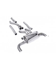 Ligne d'échappement Cat-Back à valves MILLTEK pour BMW M440i + XDrive G22 (2020+)(Race)