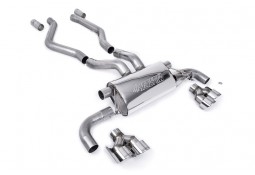 Ligne d'échappement Fap-Back à valves MILLTEK pour BMW M440i + XDrive G22 (2020+)(Homologuée)