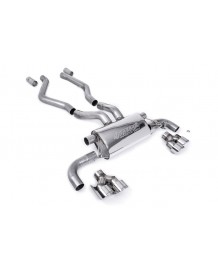 Ligne d'échappement Fap-Back à valves MILLTEK pour BMW M440i + XDrive G22 (2020+)(Homologuée)