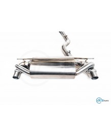 Echappement inox DCE PARTS pour BMW 118i 116i F20 F21 LCI B38 (2015-2019) - Silencieux à valves