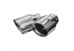 Ligne d'échappement inox Cat-Back à valves BULL-X pour VW GOLF 5 R32 3.2 V6