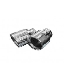 Ligne d'échappement inox Cat-Back à valves BULL-X pour VW GOLF 5 R32 3.2 V6