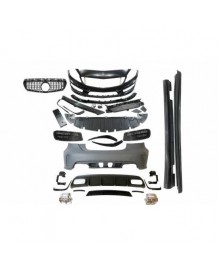 Kit carrosserie look A45 AMG Facelift pour Mercedes A W176 (2012-2015)