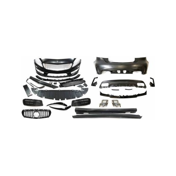 Kit carrosserie look A45 AMG pour Mercedes A W176 (2012-2015) Kit carrosserie look A45 AMG pour Mercedes A W176 (2012-2015)
