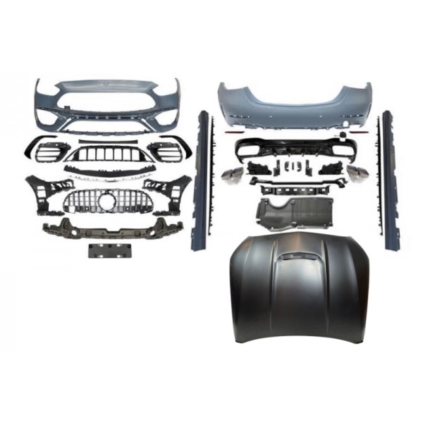 Kit carrosserie look C63 S AMG pour Mercedes Classe C Berline W206 (2021+) Kit carrosserie look C63 S AMG pour Mercedes Classe C Berline W206 (2021+)