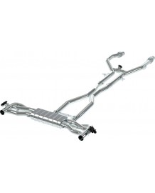 Echappement CAPRISTO pour Mercedes GLE63 S AMG SUV V167 (2019+)-Ligne Fap-Back à valves (ECE)