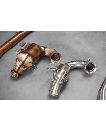 Downpipe + Catalyseurs sport CAPRISTO pour Mercedes A45S AMG W177 / CLA45S AMG C118 (2019+)