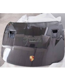 Capot avant Carbone Look GT2 RS SFORZA pour PORSCHE 991.1 991.2 TURBO / TURBO S