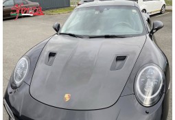 Capot avant Carbone Look GT2 RS SFORZA pour PORSCHE 991.1 991.2 TURBO / TURBO S