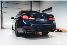 Echappement inox DCE PARTS pour BMW 545e G30 (2020-2023)- Silencieux à valves avec sorties M-Performance