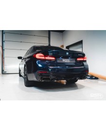 Echappement inox DCE PARTS pour BMW 545e G30 (2020-2023)- Silencieux à valves avec sorties M-Performance